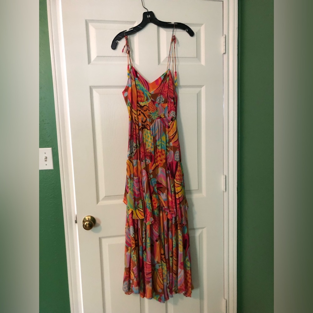 Farm Rio maxi Sun dress. Floor length. Worn 2 times.